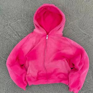 Sudadera con Capucha Unisex Ligera, 100% Algodón, Forro Polar Duradero, Ropa Urbana de Alta Calidad, Venta al Por Mayor, Diseño Personalizado, Patrón Sólido, Invierno - Product Image 2