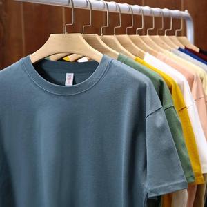 เสื้อยืดแขนสั้นผู้ชาย สีพื้น ผ้าฝ้าย สไตล์เรียบง่าย สำหรับฤดูร้อน สินค้าพร้อมส่ง ผลิตในบังกลาเทศ - Product Image 5