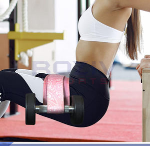 Ceinture de poussée de hanche en néoprène antidérapante personnalisée pour l'entraînement avec haltères, service OEM, vente en gros - Product Image 2