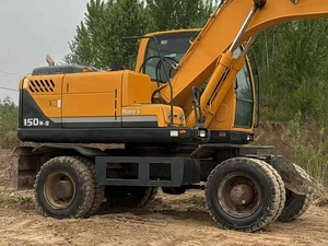 Excavadora usada HYUNDAI 150W-9s, peso operativo de 15 toneladas, de 15 toneladas excavadora de ruedas, excavadora coreana usada Hyundai con motor Cummins - Product Image 5