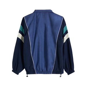 Chaqueta Cortavientos de Moda Urbana con Cuello Alto, Logotipo Personalizado, Chaqueta con Media Cremallera para Hombre, Chaquetas Negras Cortavientos - Product Image 5