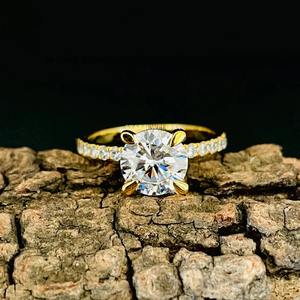 แหวนหมั้นเพชรทรงกลมแบบโซลิแตร์ ทองคำแท้ 14K น้ำหนัก 2 กะรัต ได้รับการรับรองจาก IGI สำหรับชาวคริสต์ - Product Image 3