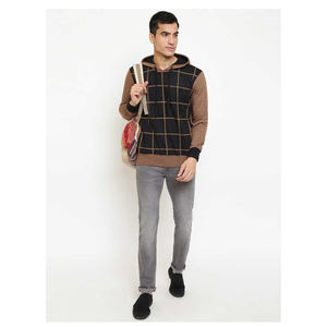 Sweats à capuche de la meilleure qualité pour les garçons sérigraphiés pull en molleton de coton Pls taille sweats à capuche d'hiver avec poche latérale - Product Image 3