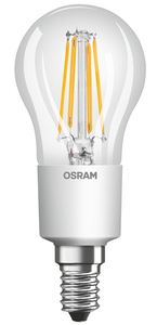 Lámpara Esférica de Cristal LED Transparente E14 6W 2700K 806Lm (Osram 4058075108288) (Paquete en Blíster) - Product Image 1