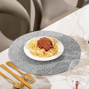 Handcrafted <b>Round</b> Beaded <b>Placemats</b> for Dining Table Wedding Christmas Decoration Family Gathering Parties - Product Image 6