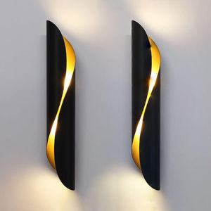 7 meilleures ventes salle à manger applique murale mur lumière LED moderne spirale applique murale lampe haut vers le bas décor à la maison accessoires d'éclairage - Product Image 1