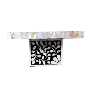 แท่นวางเค้กแบบฝังกระดูกทำมือแบบอินเดียลายดอกไม้ลวดลายกระดูกแม่ไข่มุกสำหรับวางเค้กช็อคโกแลต - Product Image 5