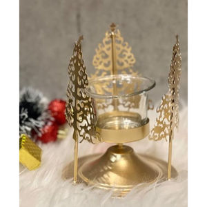 Accesorios de mesa Soporte de vela Diseño moderno Portavelas temático de Navidad para la venta caliente Portavelas festivo - Product Image 3