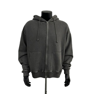 Conjunto de sudaderas con capucha y pantalones de chándal acampanados con cremallera de gran tamaño para hombre - Product Image 1