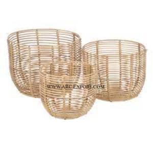 Set of 2 Solid Iron Different Size Fruit and <b>Vegetable</b> <b>Storage</b> <b>Basket</b> Top Quality Customized Shape Home and Kitchen <b>Basket</b> - Product Image 3