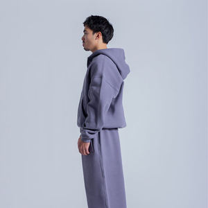 Custom Logo Front High Quality Modal <b>Women</b> Casual Double Sided Zipper Hooded <b>Jacket</b> Solid Color Winter Autumn Anti-Shrink - Product Image 3