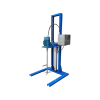 Mélangeur de liquides vertical CC-HSM-100 100L 4kW pour le mélange d'huile blanche, de poudre colorée et de matériaux en caoutchouc