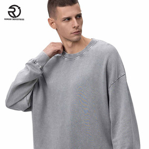 เสื้อสเวตเตอร์สำหรับผู้ชายเสื้อสเวตเตอร์มีฮู้ดสไตล์สตรีทแวร์ผ้าหินพิมพ์ลายตามสั่ง - Product Image 5