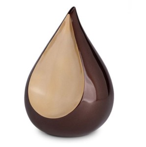 Pink Enamel Aluminium Teardrop Cremation <b>Urns</b> Hot Selling <b>Large</b> Human Ashes Metal <b>Urns</b> With Teardrop Shape - Product Image 2