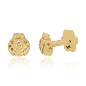 Wholesale classic <b>fine</b> jewelry gold plated 925 sterling silver plain star shape <b>stud</b> <b>earring</b> elegant look - Product Image 4