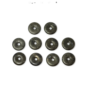 Donuts de Cristal Natural, Donuts de Piedra Pirita, Gemas de Cristal, Gemas de Reiki, Donuts Curativos, Mayorista de Ágata - Product Image 1