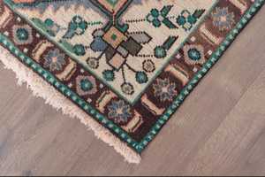 Hand knotted Orange Vintage Turkish Rug Customizable Size Wool Decorative Area Rug Set for Home Hotels Living room - Product Image 5