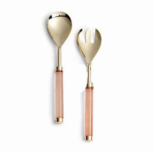 metal Style Rough Structure <b>Salad</b> <b>Server</b> for Home and Kitchen Regular Item Metal Cutlery for Dinner Party Gift - Product Image 6
