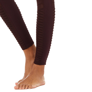 Taille haute Moto Legging course Yoga entraînement femmes sur pattes personnalisé Gym Fitness vente en gros pantalon Slim Fitness Leggings - Product Image 5