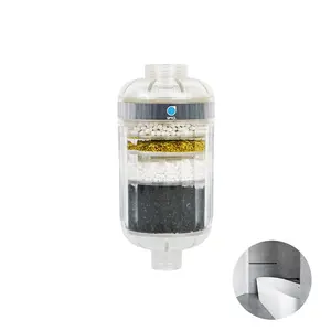 Hot selling 6-stages shower water filter head featuring Water treatment chamber perfect for dental oxygen delivery unit