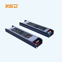 Alimentation LED YSD Dimmable 400W 12V 24V IP20, Driver LED à découpage en aluminium haute efficacité pour projets d'éclairage