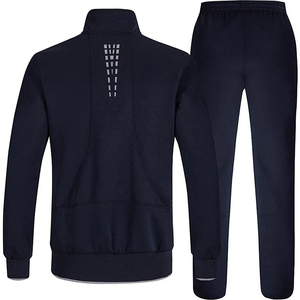 Ensemble de survêtement sport deux pièces pour homme de qualité supérieure, vêtements de sport à séchage rapide, entraînement en salle de sport et course à pied décontractée, fermeture éclair durable, survêtements pour homme - Product Image 2
