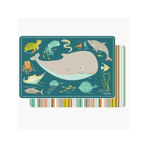 Holiday Dining Cotton Blue Striped <b>Table</b> Mats 13x19 Inches 210 GSM Slub Texture GOTS Certified Embroidered OEM ODM Panipat - Product Image 4