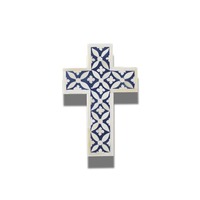 Croix murale en os incrusté de nacre de haute qualité, design moderne fait main, éco-responsable, multi-pièces, décoration intérieure, mariage, Jérusalem