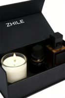 Caixa Dobrável com Fecho Magnético Personalizado, Laminação Fosca, Embalagem de Papel ECO de Luxo Pequena para Marca de Beleza e Cuidados com a Pele