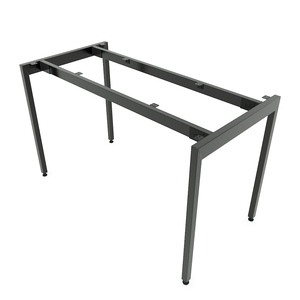 Estructura de Acero de Diseño Minimalista para Mesa de Comedor de 120x60cm, Sistema de Patas de Muebles Acrílicas Slean HCSL004 - Product Image 1
