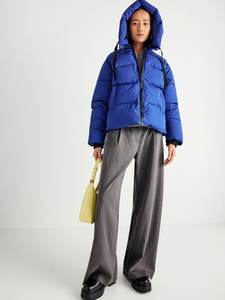 Último logotipo personalizado al por mayor nueva chaqueta acolchada azul para mujer y chaquetas acolchadas de invierno con burbujas para mujer - Product Image 3