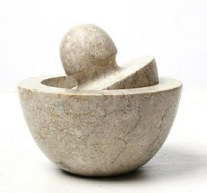 Herramientas de cocina para el hogar, piedra de mármol negro, mortero para cocina, hierbas, molinillo de especias, trituradora de pastillas, trituradora de medicina - Product Image 4