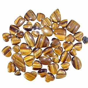 Oeil de tigre naturel Cabochon Pierres précieuses en vrac de forme et de taille mélangées Fabriqué à partir d'oeil de tigre de quartz pour une conception de bijoux unique - Product Image 4