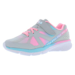 Zapatillas Fila Cryptonic 9 Strap para Niña, Color: Gris/Rosa/Azul, 100% Auténticas - Product Image 1