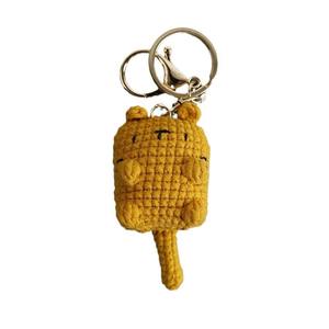 Vente en gros en stock, porte-clés chat en crochet fait main, mignon et amusant, pour cadeaux quotidiens, tous âges - Product Image 5