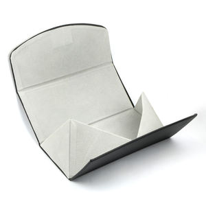 Étui à lunettes pliable en cuir PU étui à lunettes de soleil personnalisé de luxe - Product Image 1