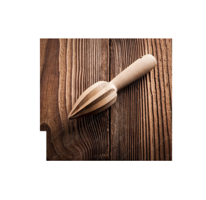 Escariador de limón de madera, escariador de madera de goma personalizado, herramienta de cocina de Color de madera, exprimidor de limón y naranjas, escariador - Product Image 3