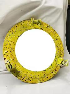 HMA Artisanat Nautique Ronde En Laiton Hublot Miroir Décoration Murale Pour Salle De Bains Chambre À Coucher Ou Coastal Cottage Style - Product Image 5