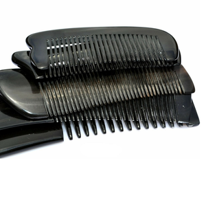 Peine de cuerno de búfalo de 12cm/16cm, cepillo de pelo para masaje de cabeza no estático de dientes anchos, cepillo para el cuidado de la salud, peines para Barba - Product Image 5