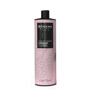 Shampoo alla Cheratina di Lampone per Riparazione Professionale dei Capelli, Idratazione e Controllo del Crespo - Product Image 1