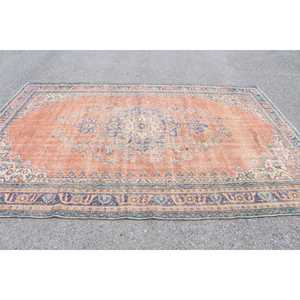 Alfombra de 7.6x10.8 pies, Alfombra Turca Vintage Extra Grande, Alfombra de Lana Roja - Product Image 3