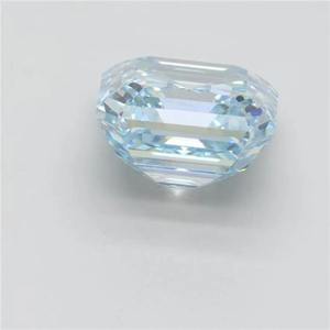 Diamante Cultivado en Laboratorio con Corte Asscher de 1.00 a 5.00 Quilates, Certificado IGI, Color Azul Fantasía, Claridad VVS VS, Pulido Excelente, Precio al por Mayor CVD - Product Image 4