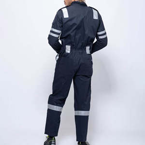 Overol de Alta Visibilidad 100% Algodón Twill, Ropa de Trabajo de Seguridad Reflectante, Uniforme Industrial para Fábrica, Construcción, Petróleo y Gas - Product Image 5