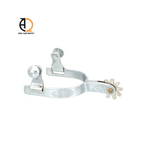 Espuelas de Acero Inoxidable para Caballos Estilo Occidental para Hombres y Mujeres, Espuelas de Equitación Ecuestres de Alta Calidad - Product Image 3