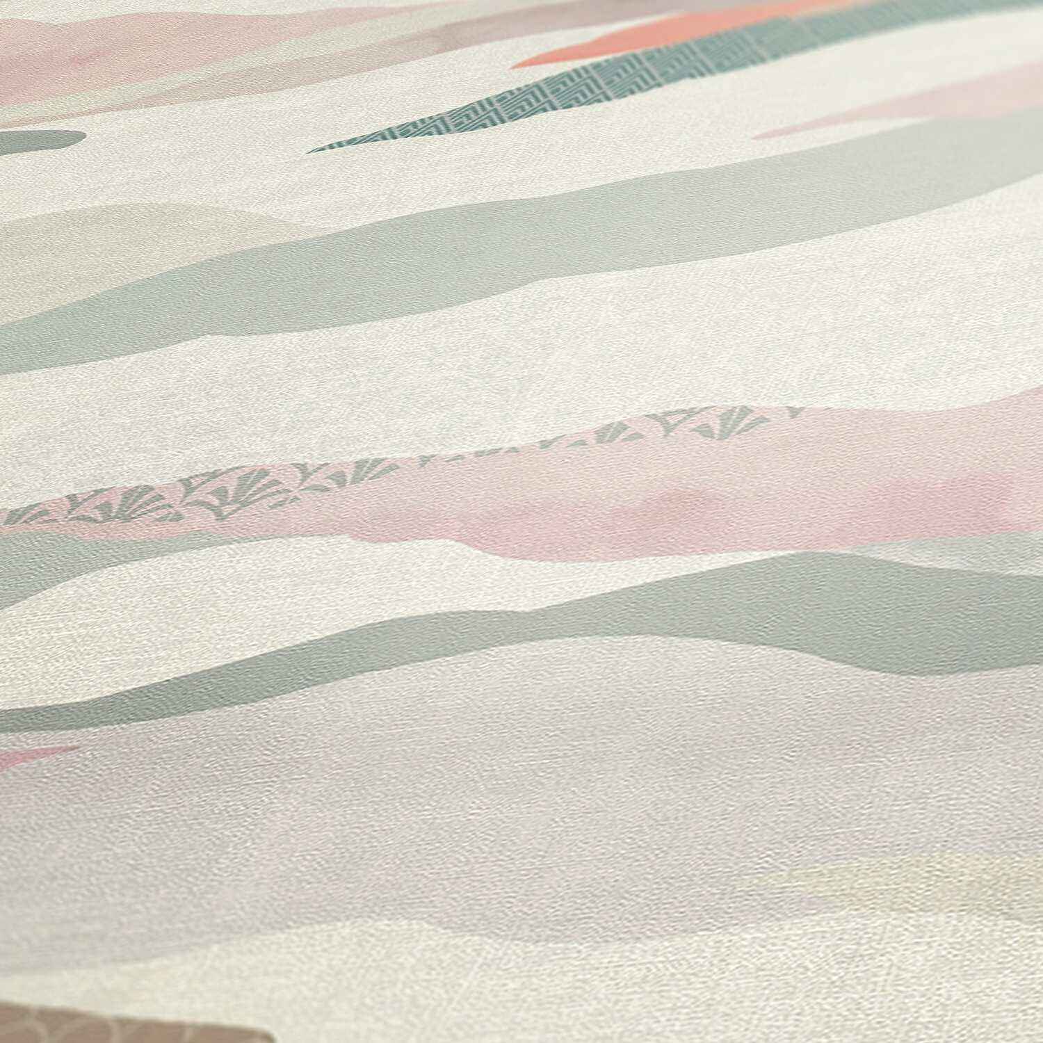 pink blue white orange