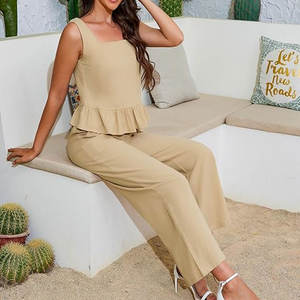 High Quality Oversized Zip Short Crop <b>Hoodie</b> Jogger Set Custom Two <b>Pieces</b> Casual Streetwear Women's Winter Tracksuit Jacket - Product Image 6