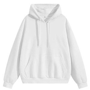 Heavy 300G Primavera y otoño Sudadera con capucha de color sólido Marca de moda para hombres Sudadera con capucha con cordón informal simple suelta - Product Image 4