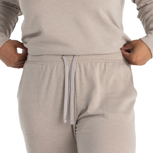 Puro algodón transpirable mujeres polar Jogger pantalones señoras nueva moda Cargo pantalones ajuste Casual Atlético largo Jogger pantalón para niñas - Product Image 4