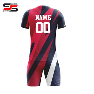 Maillots de football personnalisés impression par sublimation football 100% maillots de football en polyester ensembles de maillots de football respirants - Product Image 2