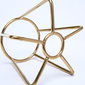 Kim loại vòng hiển thị đứng với PU da Vòng cổ bông tai trang sức hiển thị Set Cửa Hàng Bán buôn cổ trang sức hiển thị giá - Product Image 4